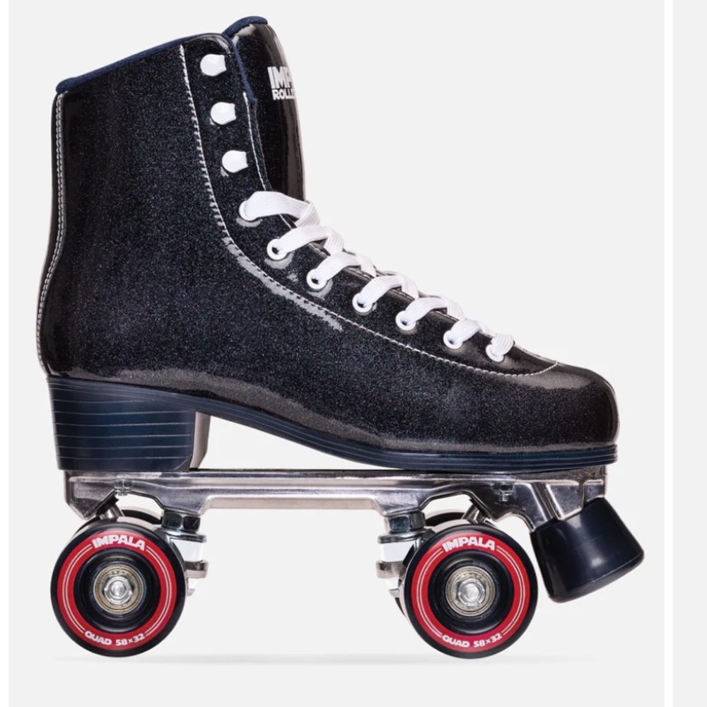 Impala midnight black roller skates in size 10
